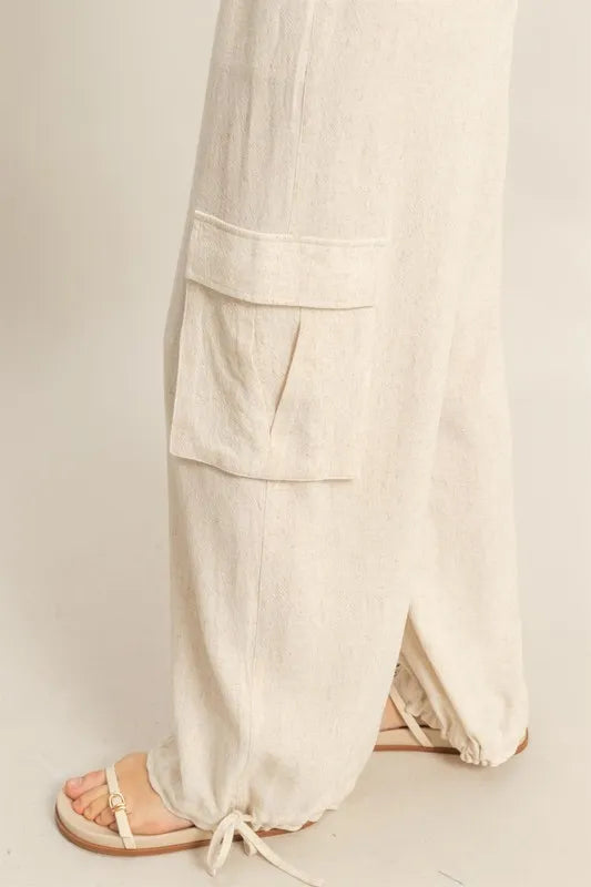 HYFVE Crop Top and Cargo Pants Set OutfitFlow