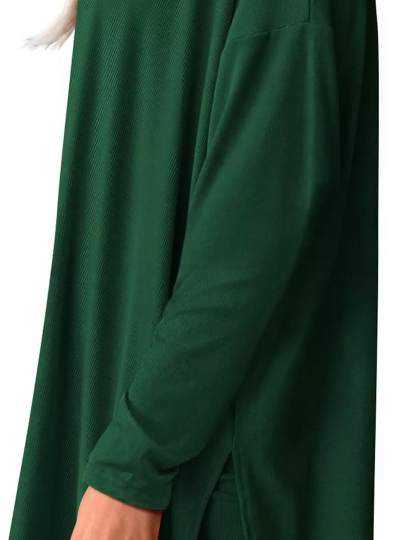 Casual Loose Long Sleeve Top and Wide Leg Pants Set Trendsi