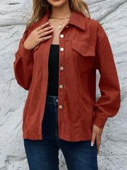 Corduroy Button-Down Shacket OutfitFlow