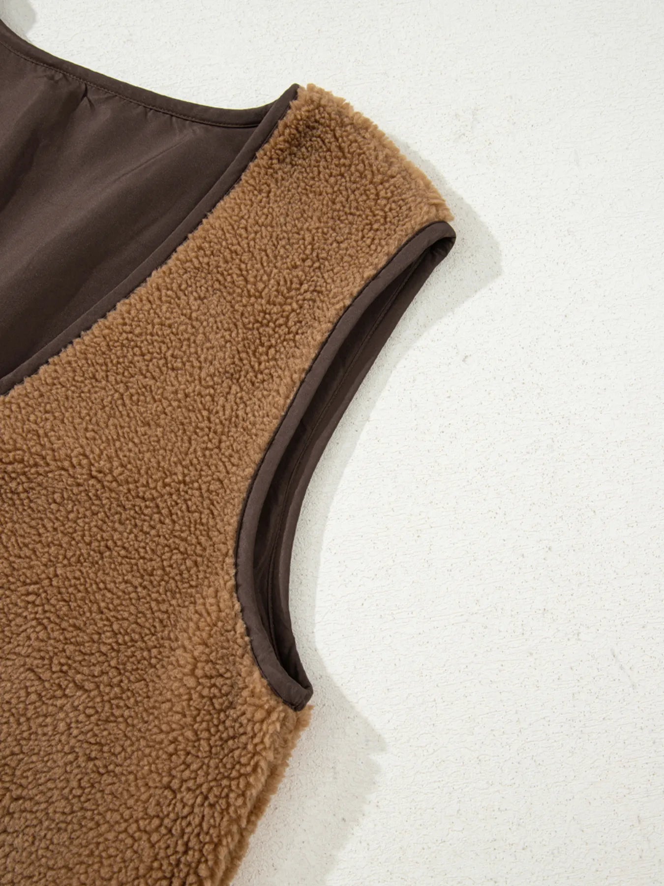 Double Tied Front Vest Coat Trendsi