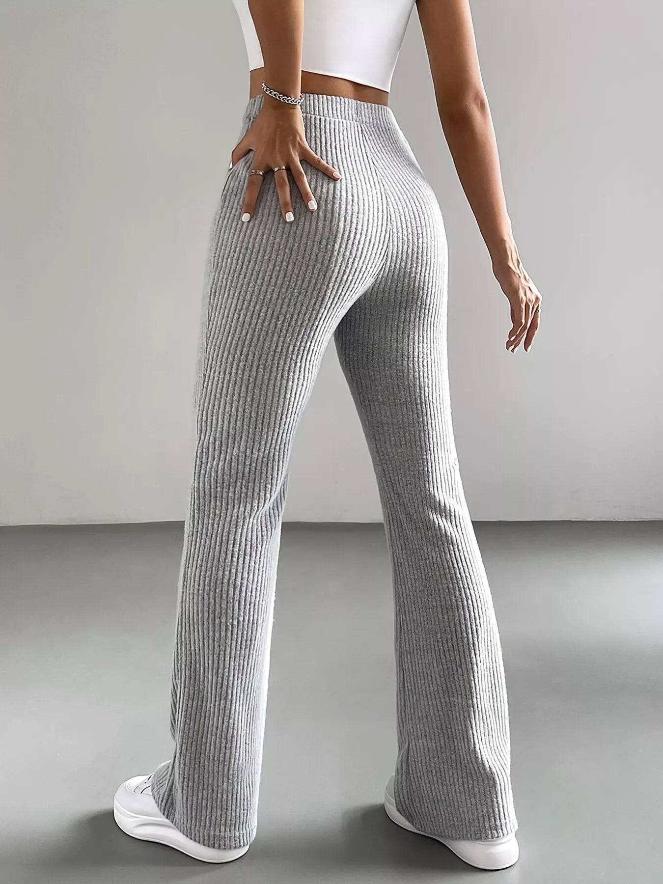 High Waist Flare Pants OutfitFlow