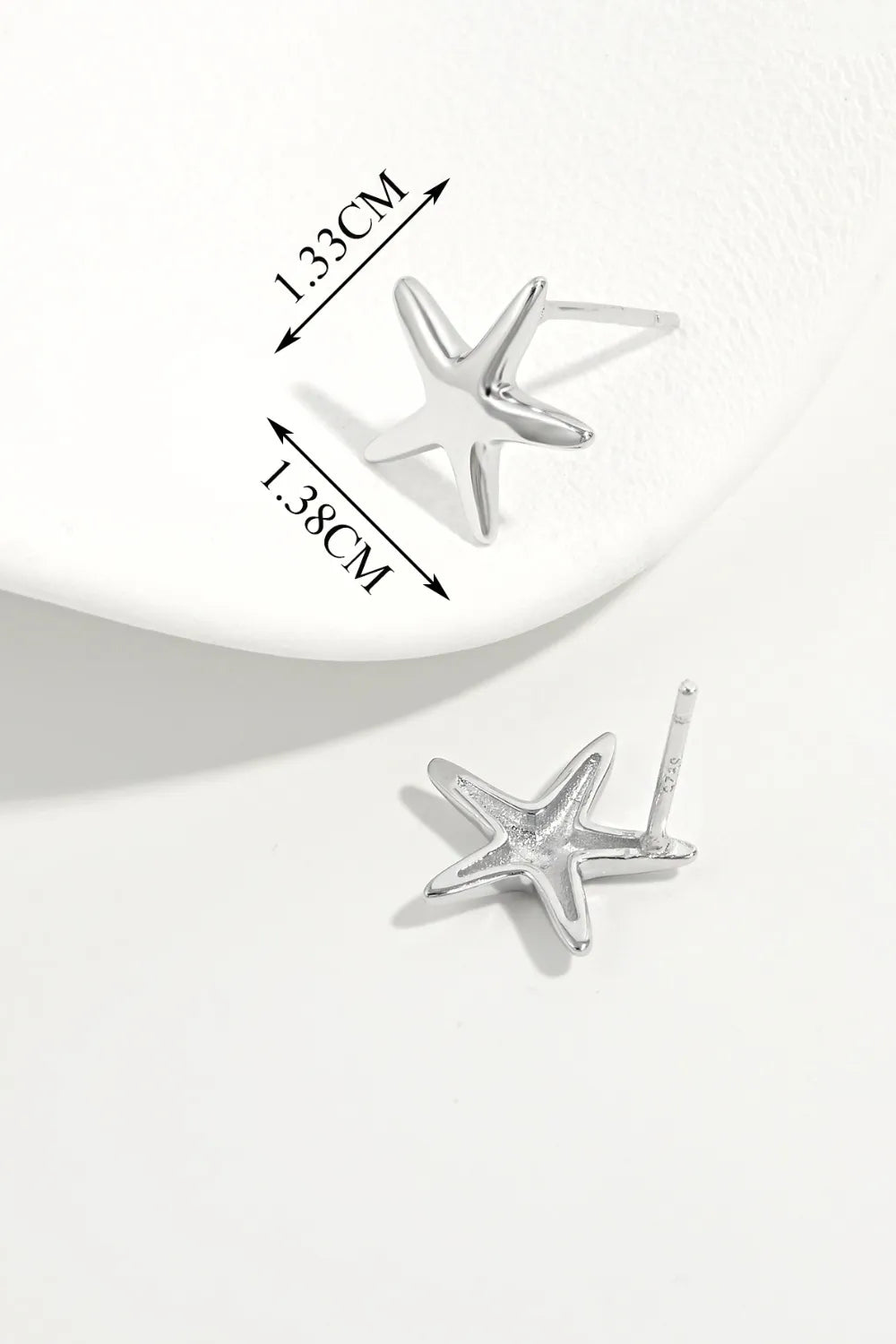 925 Sterling Silver Star Stud Earrings OutfitFlow