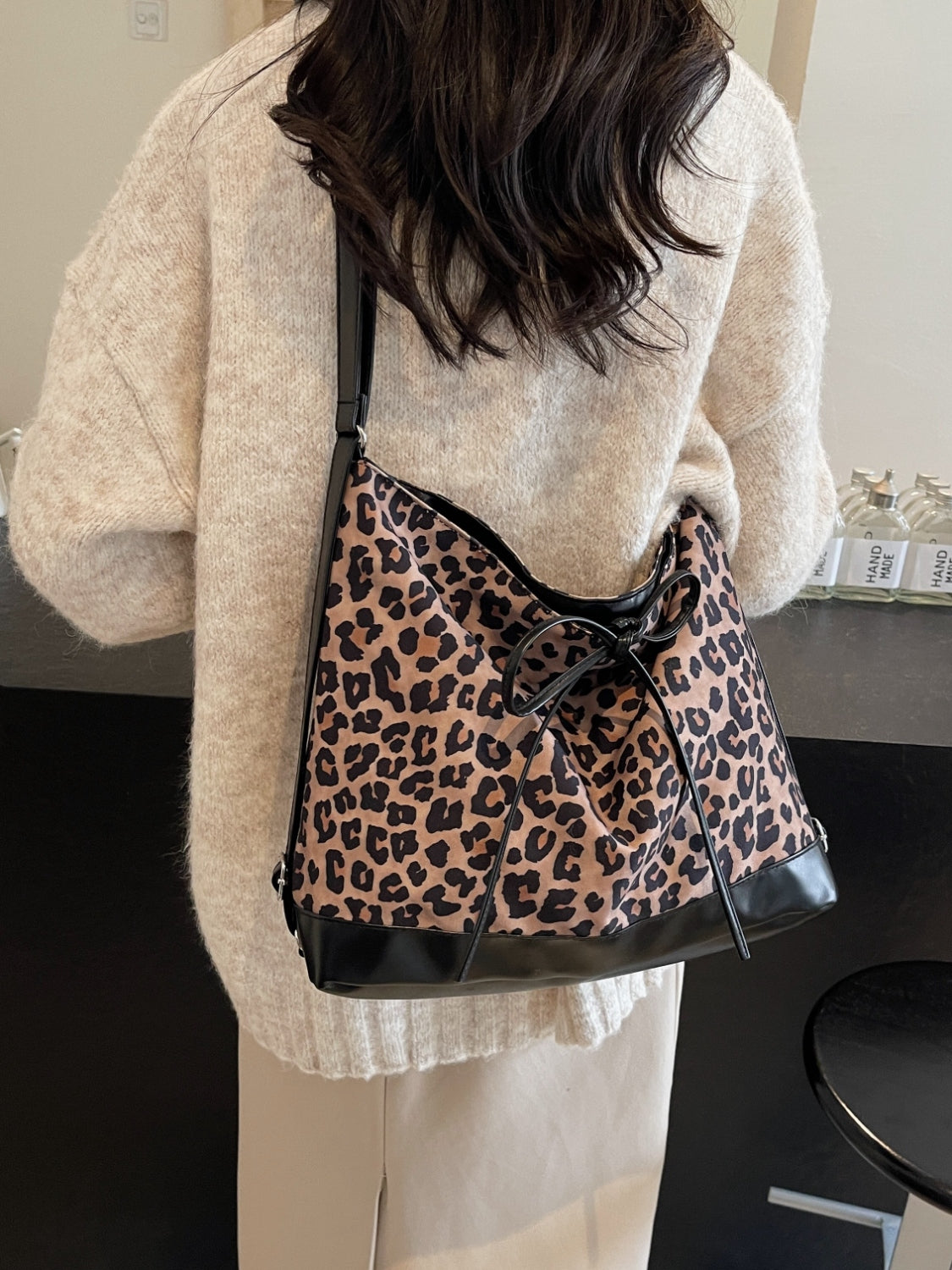 Outfit Flow - Leopard Dual Purpose Crossbody Bag