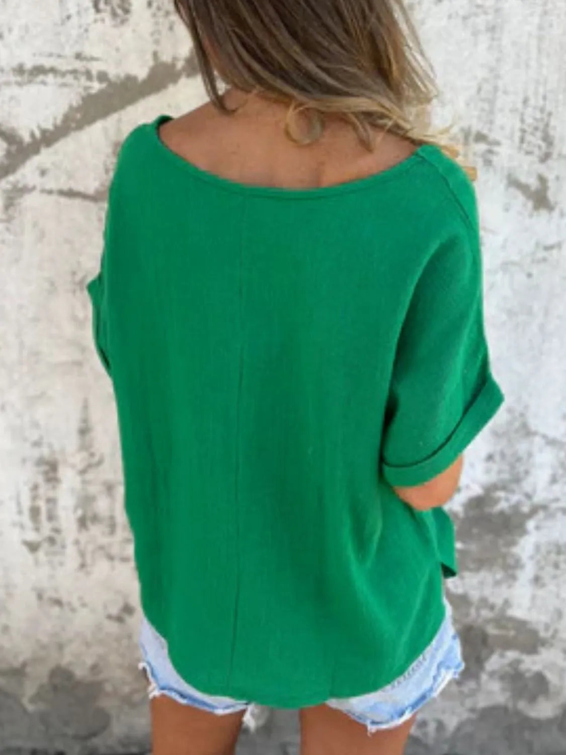 Full Size Round Neck Short Sleeve T-Shirt Plus Size OutfitFlow