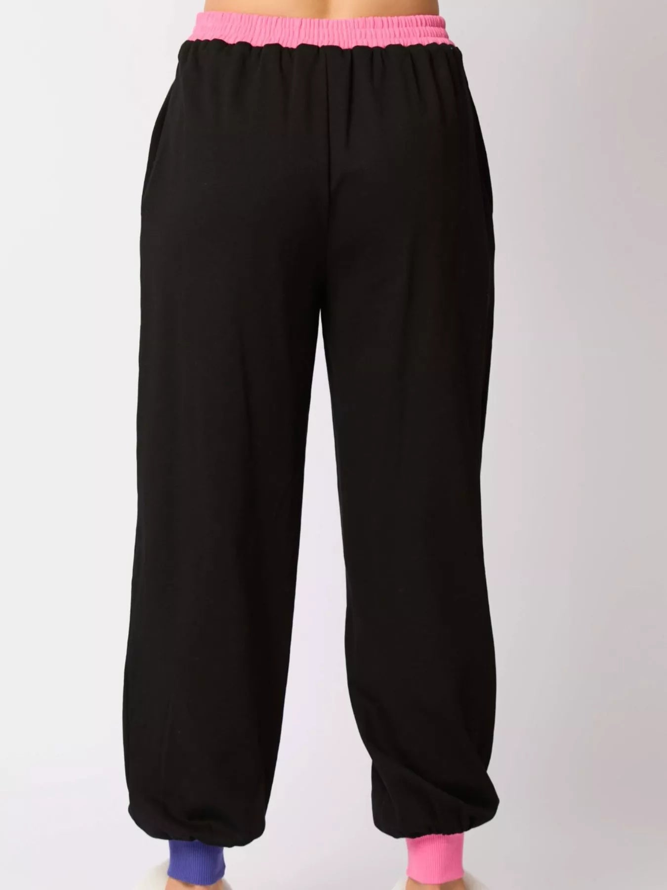Nutcracker Contrast Trim Sweatshirt and Pants Set OutfitFlow