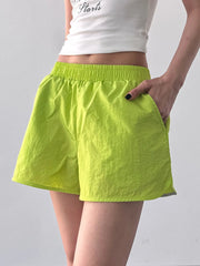 Elastic Waist Active Shorts OutfitFlow