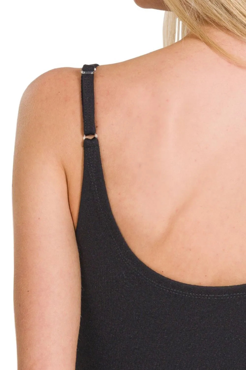 Zenana Ponte Spaghetti Strap Bodycon Mini Dress OutfitFlow