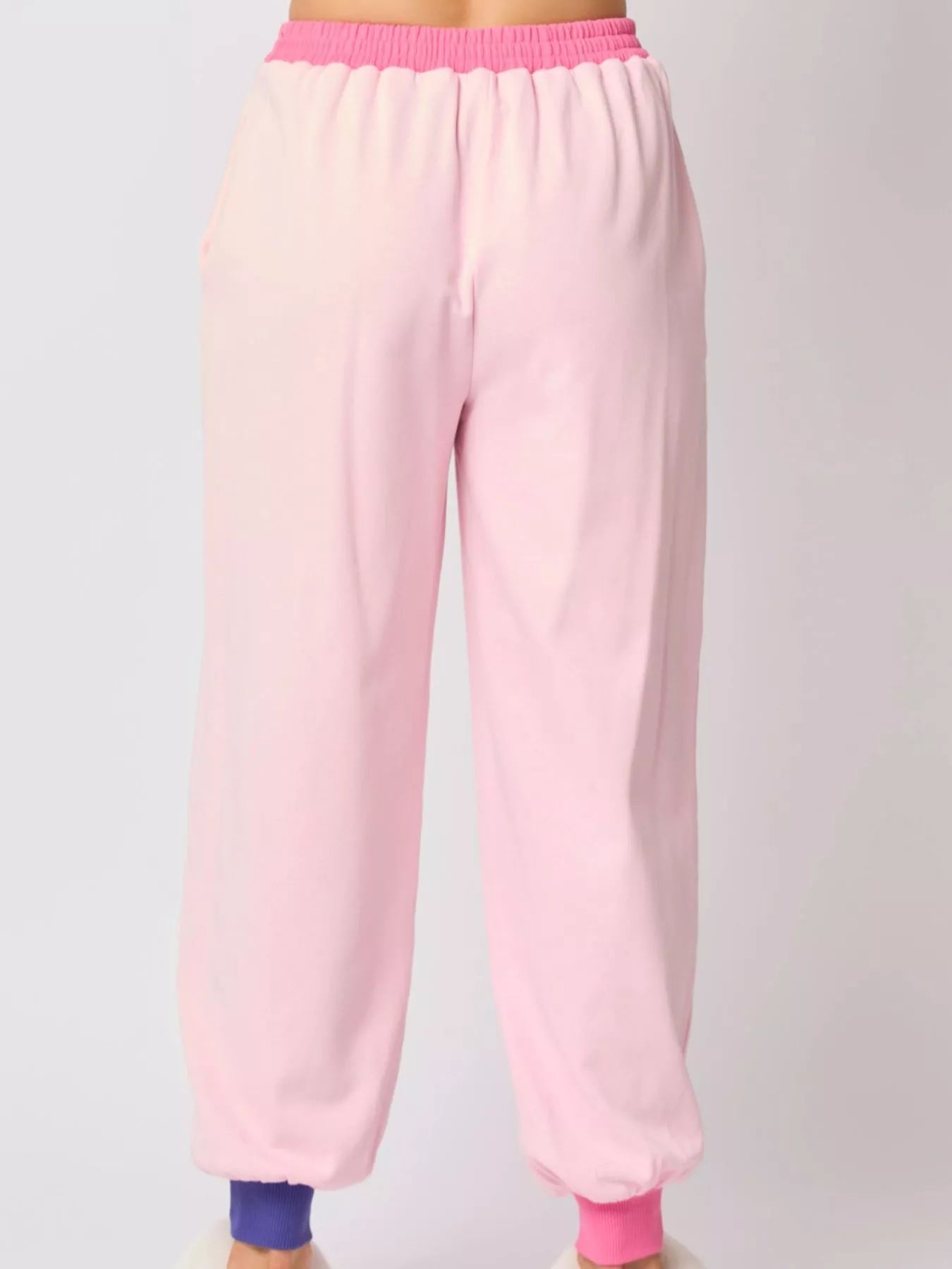 Nutcracker Contrast Trim Sweatshirt and Pants Set OutfitFlow