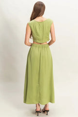 HYFVE Sleeveless Top and Maxi Skirt Set OutfitFlow
