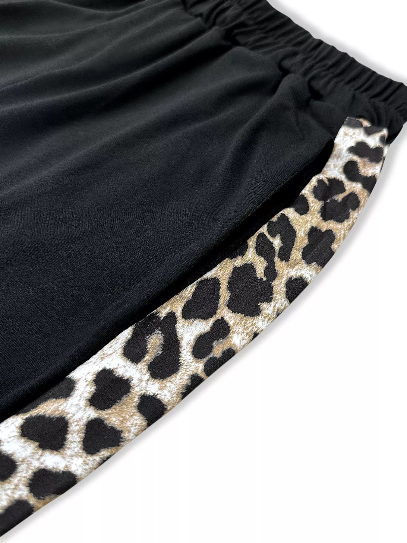 Leopard Print Top and Pants Set OutfitFlow