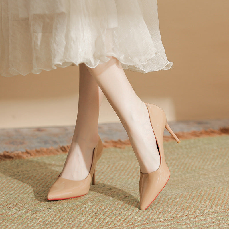 Point Toe Kitten Heels Pumps OutfitFlow