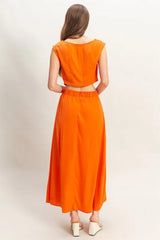 HYFVE Sleeveless Top and Maxi Skirt Set OutfitFlow