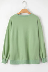 Outfit Flow - Round Neck Long Sleeve Sweatshirt