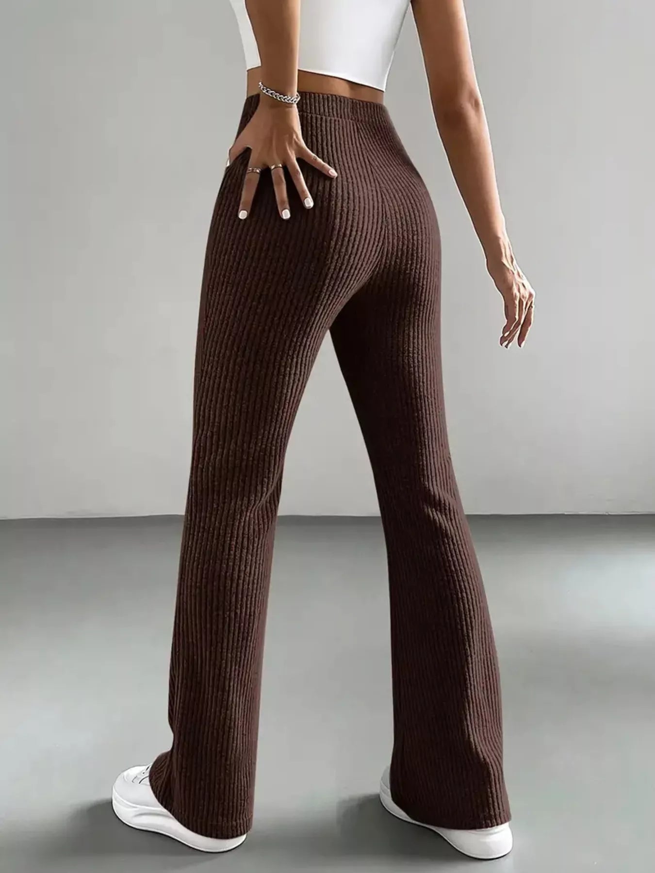 High Waist Flare Pants OutfitFlow