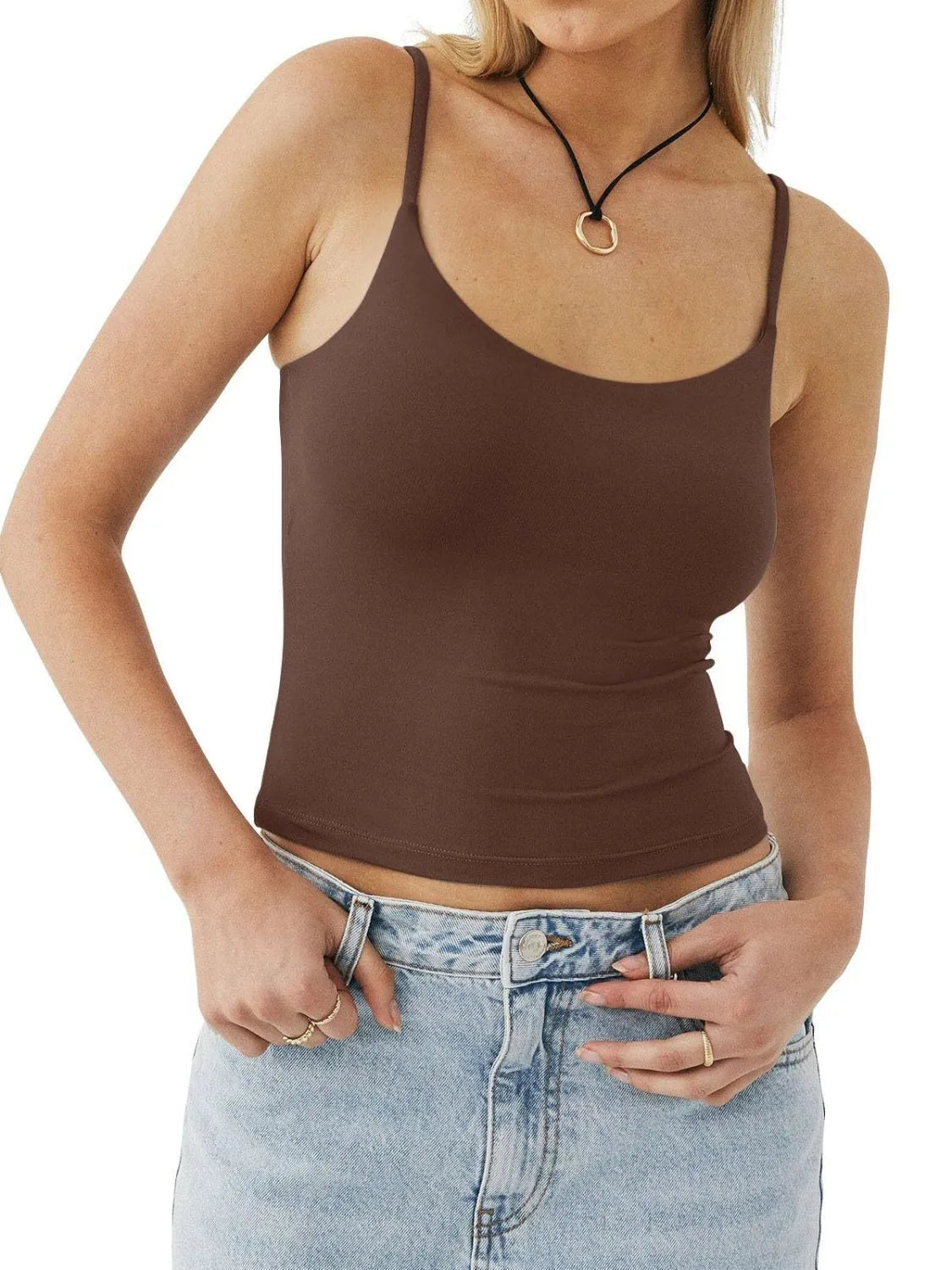 Scoop Neck Cami OutfitFlow