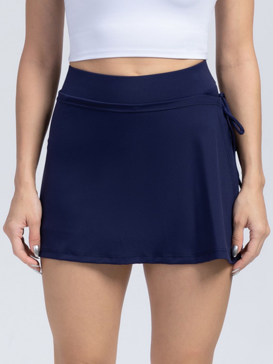 High Waist Active Skirt with Pockets