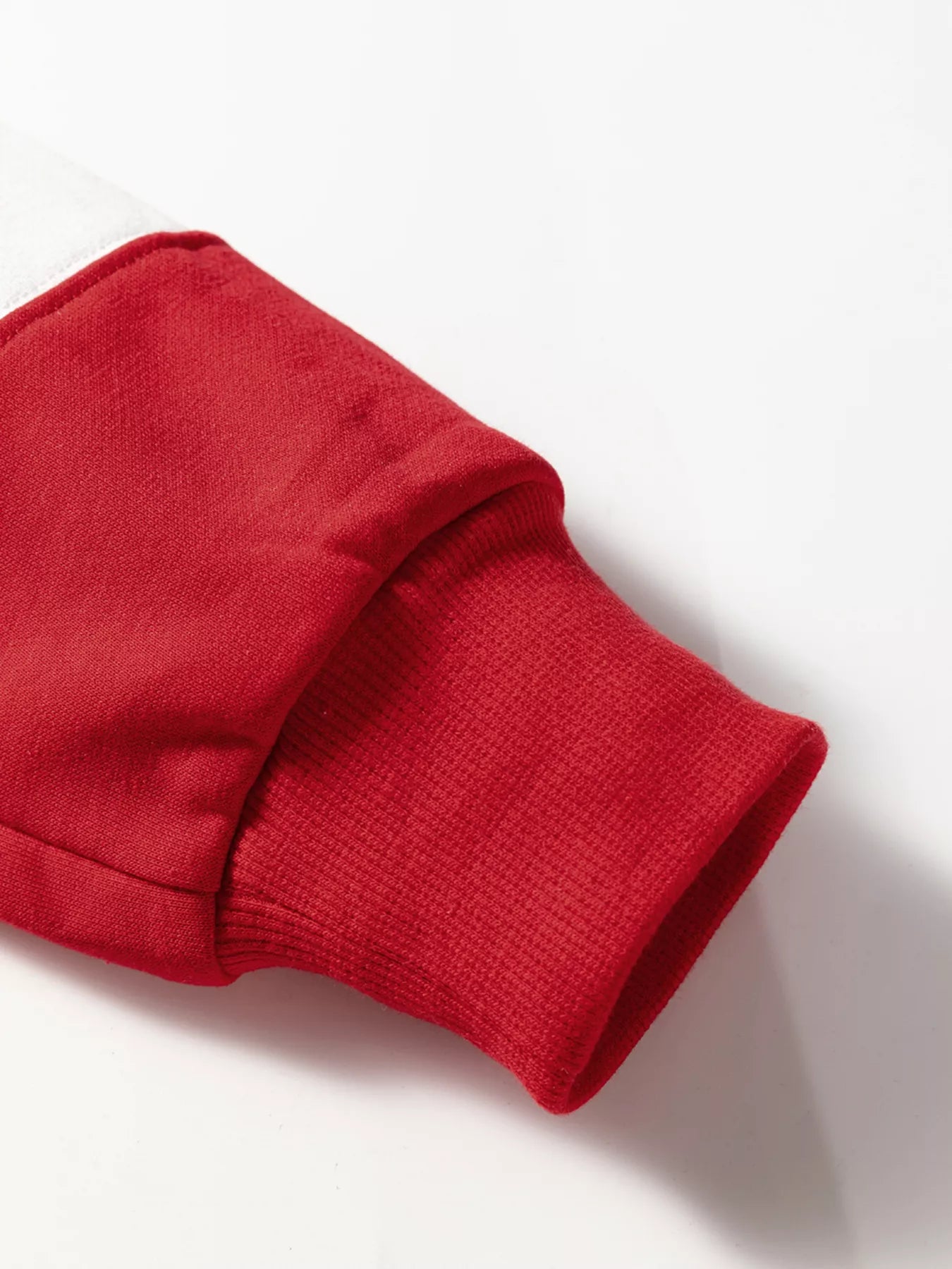 Colorblock Drop Shoulder Baggy Sweatshirt OutfitFlow