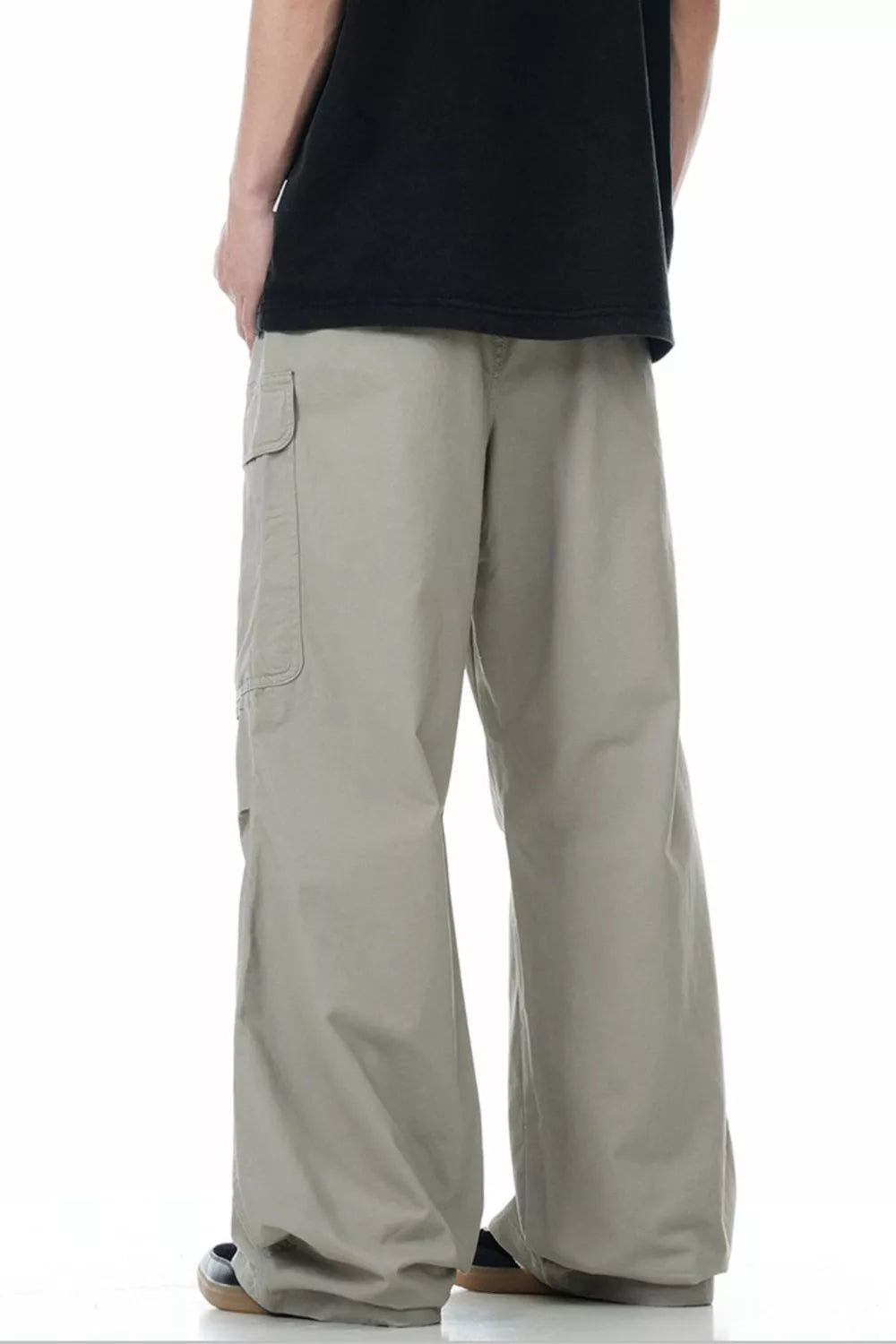 Men's Loose Fit Multi-Pocket Cargo Pants Trendsi