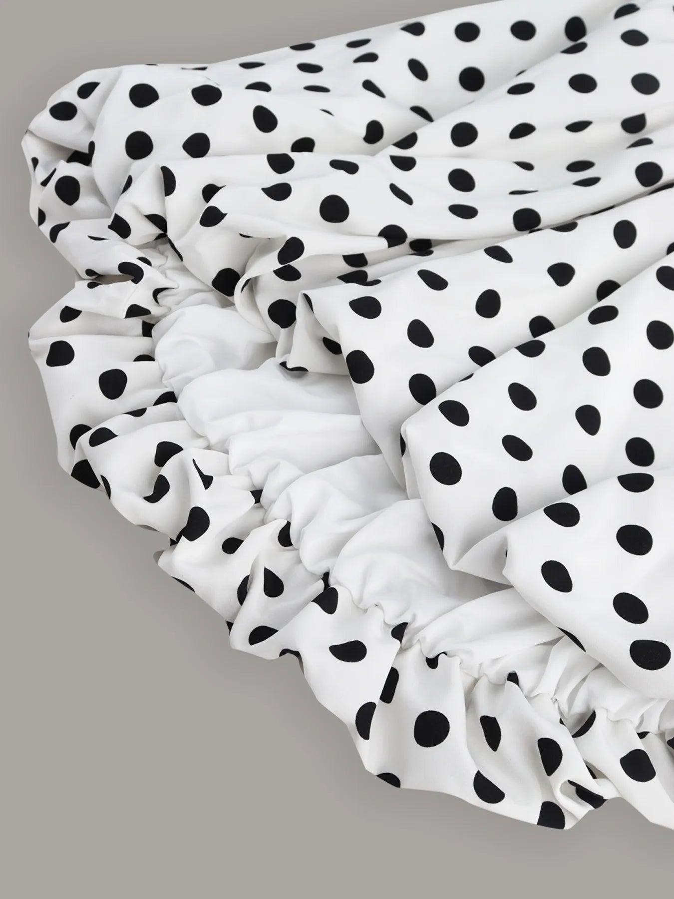 Polka Dot Halter Neck Mini Dress OutfitFlow