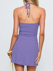 Halter Neck Bodycon Cami Dress OutfitFlow
