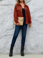 Corduroy Button-Down Shacket OutfitFlow