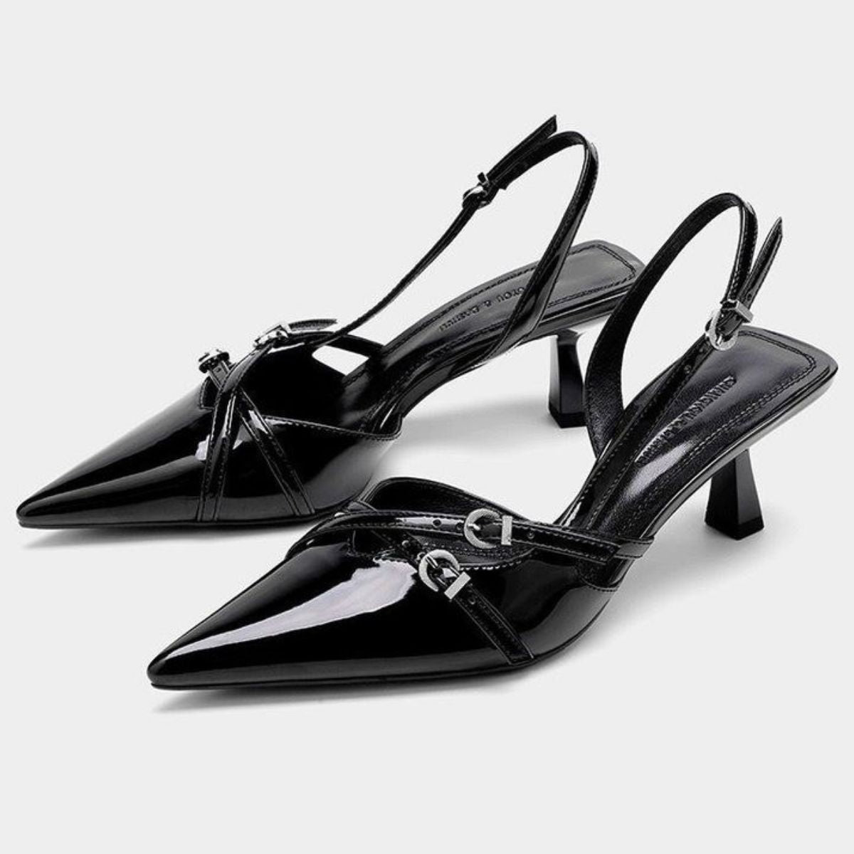 Point Toe Slingback Pumps OutfitFlow
