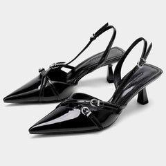 Point Toe Slingback Pumps OutfitFlow