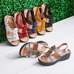 Open Toe Wedge Sandals OutfitFlow