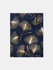 Ginkgo Leaf Polyester Scarf OutfitFlow