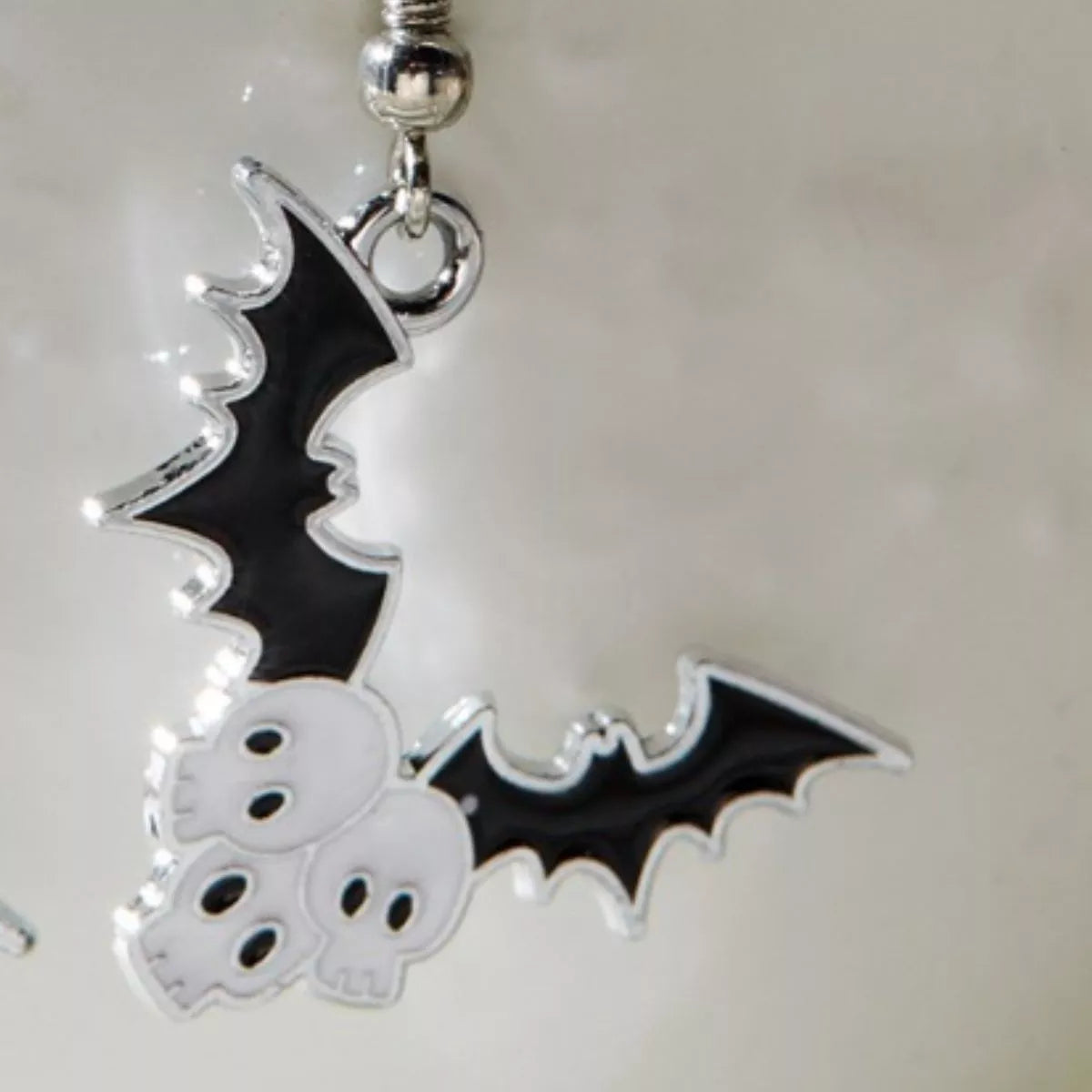 Halloween Bat Drop Earrings OutfitFlow