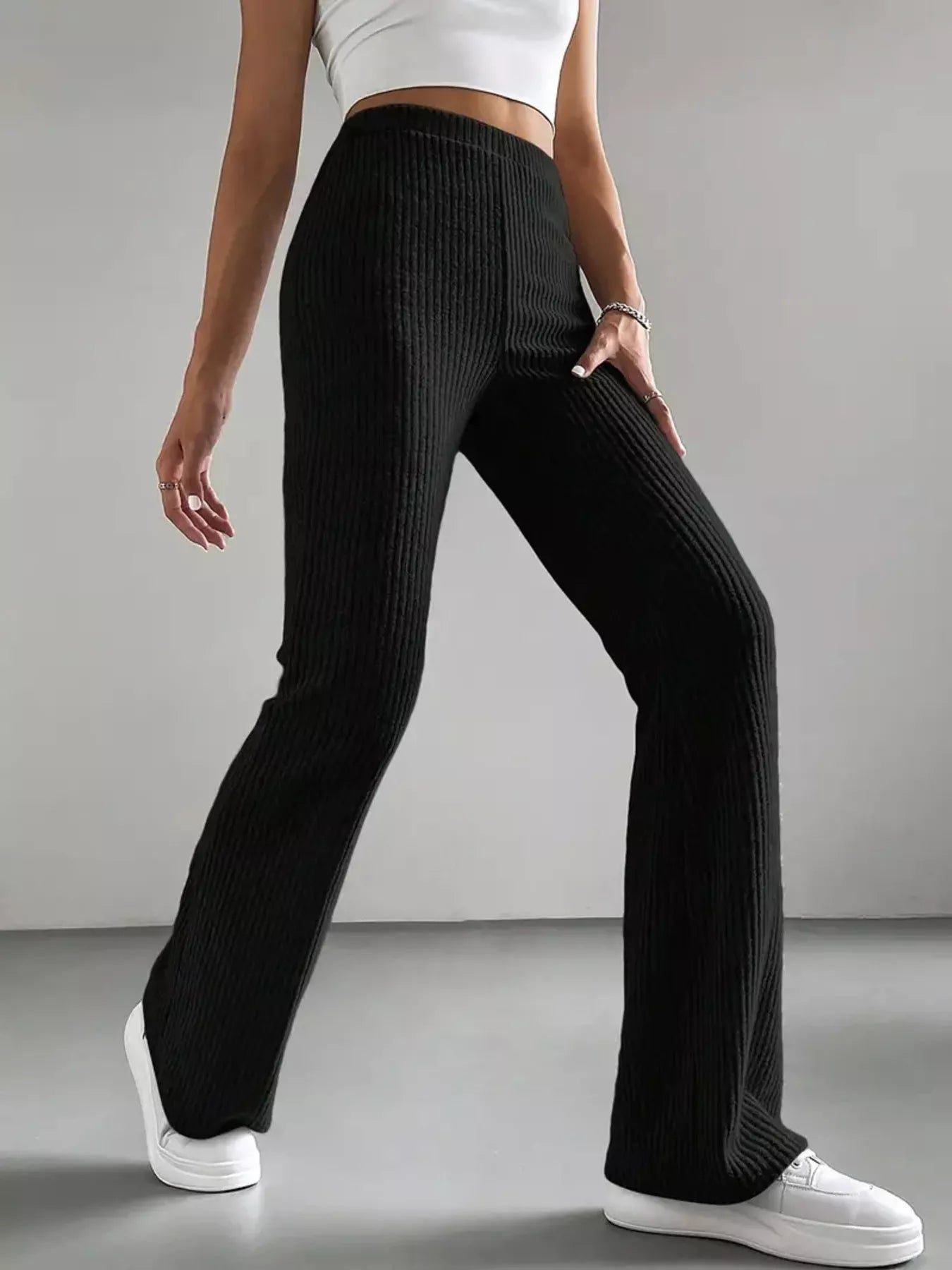 High Waist Flare Pants OutfitFlow