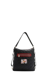 Nicole Lee USA Convertible Adjustable Strap Backpack Bag OutfitFlow