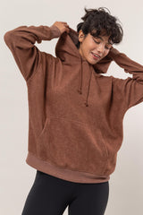 Outfit Flow - HYFVE Brushed Long Sleeve Hoodie with Kangaroo Pocket