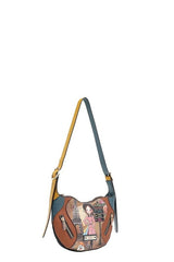 Nicole Lee USA Eco-Leather Saddle Bag OutfitFlow