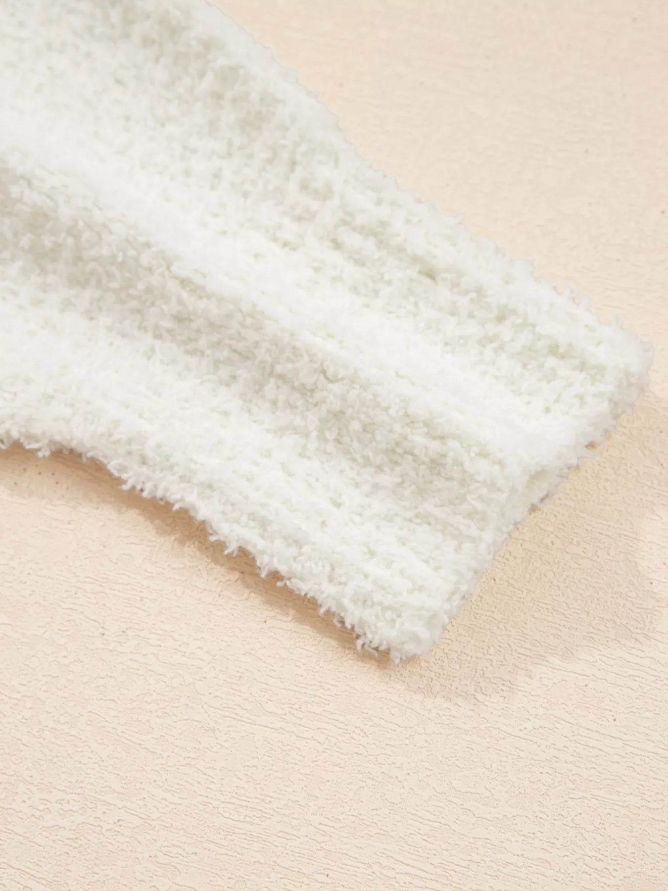 Multicolored Striped Accent Hooded Popcorn Sweater OutfitFlow