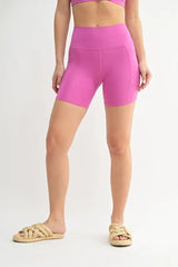 MONO B Venice Cloud Light Sculpt Biker Shorts NEW ORCHID OutfitFlow