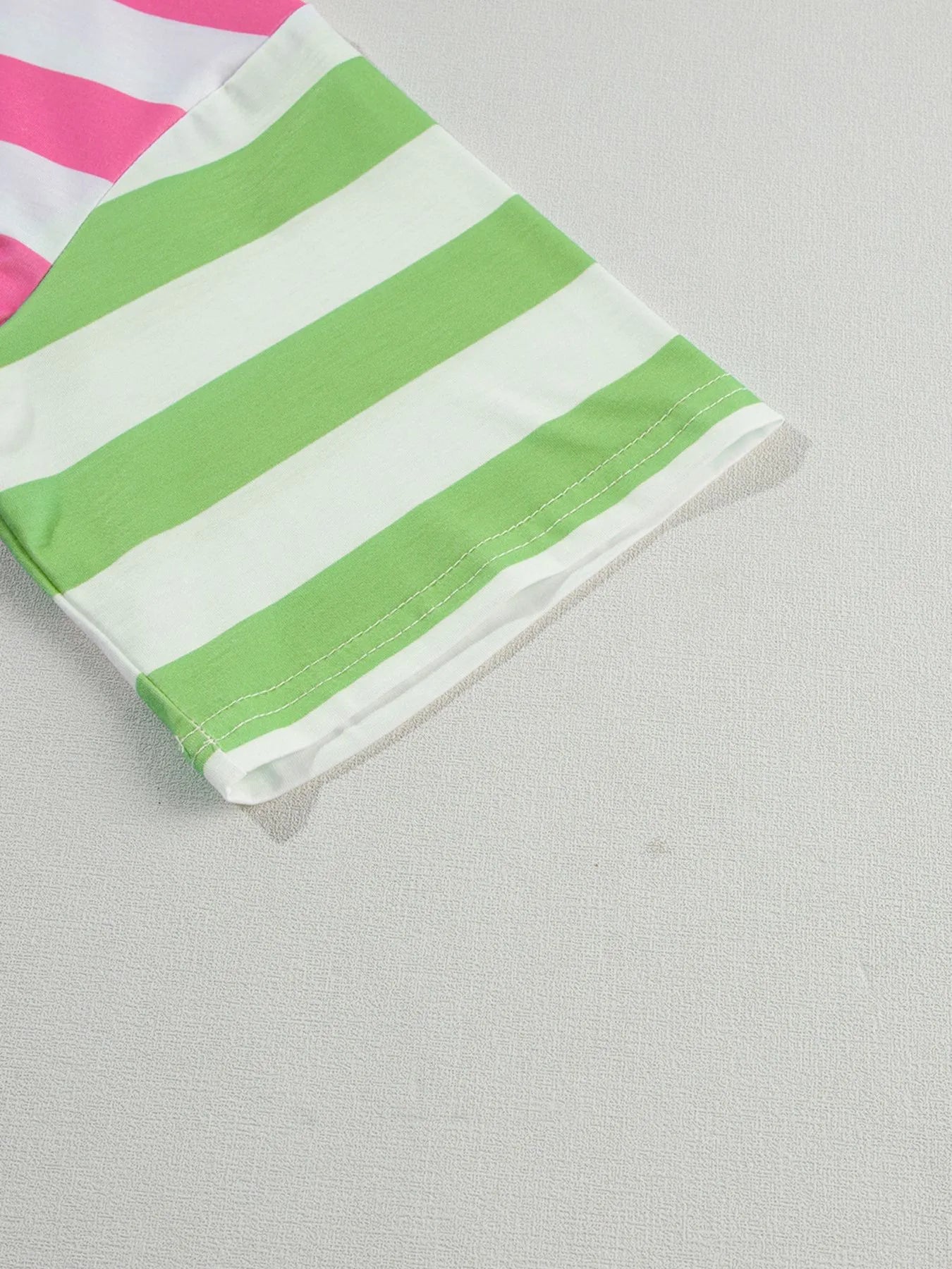 Striped Oversized Short Sleeve T-Shirt OutfitFlow