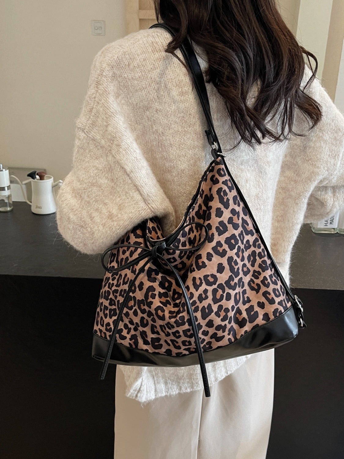 Outfit Flow - Leopard Dual Purpose Crossbody Bag