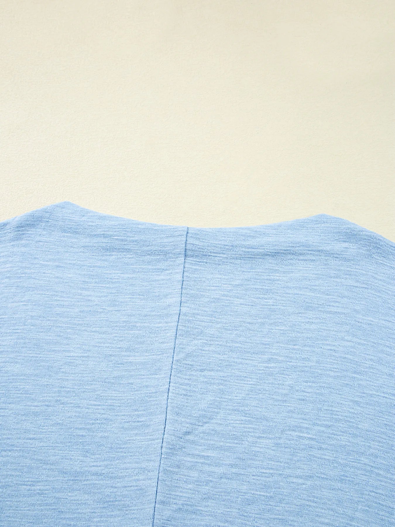Solid Color Batwing Long Sleeve Top OutfitFlow
