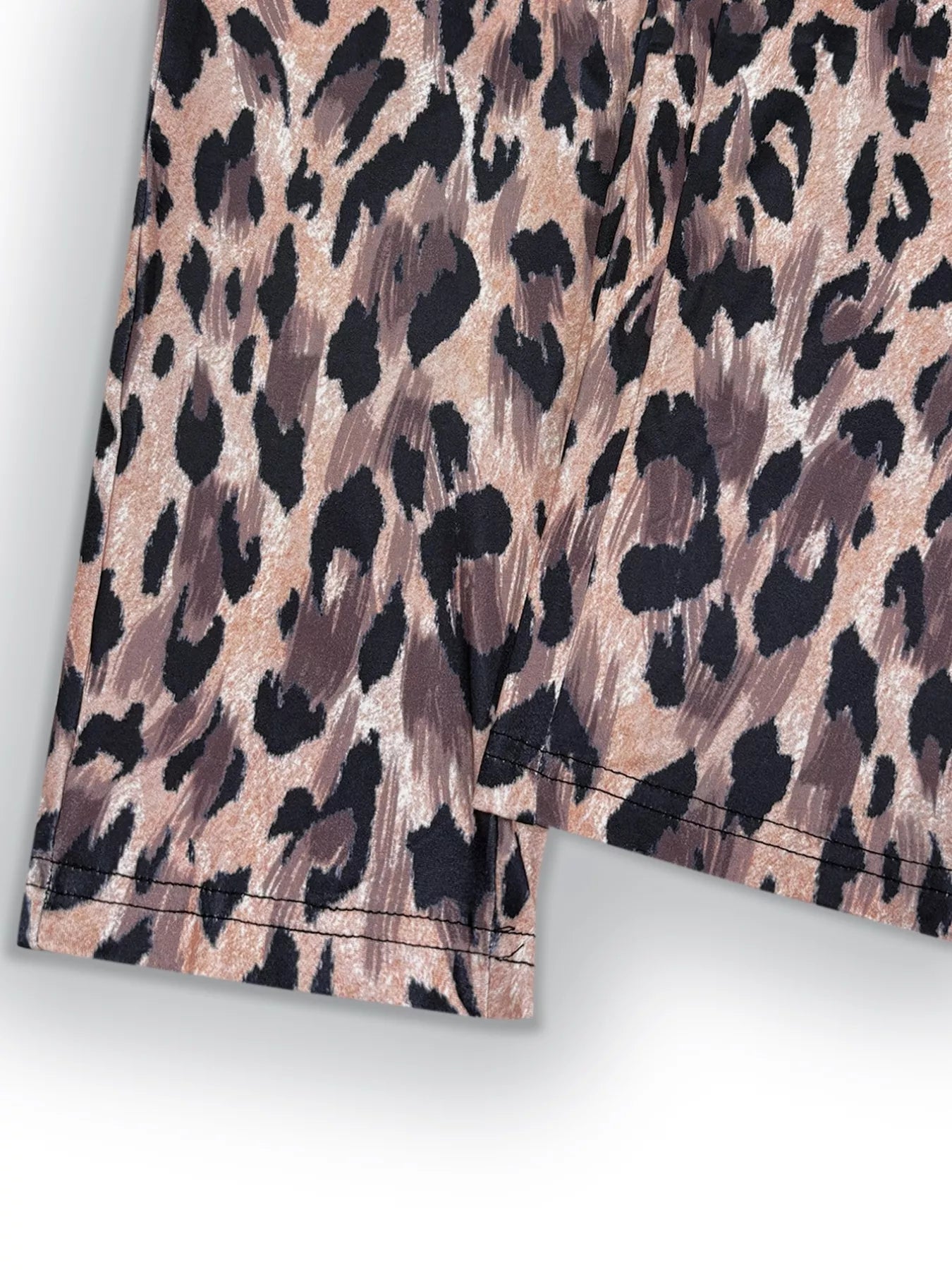 Leopard Print Top and Pants Set OutfitFlow