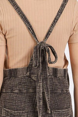 Mittoshop Textured Knotted Wide Strap Overalls OutfitFlow