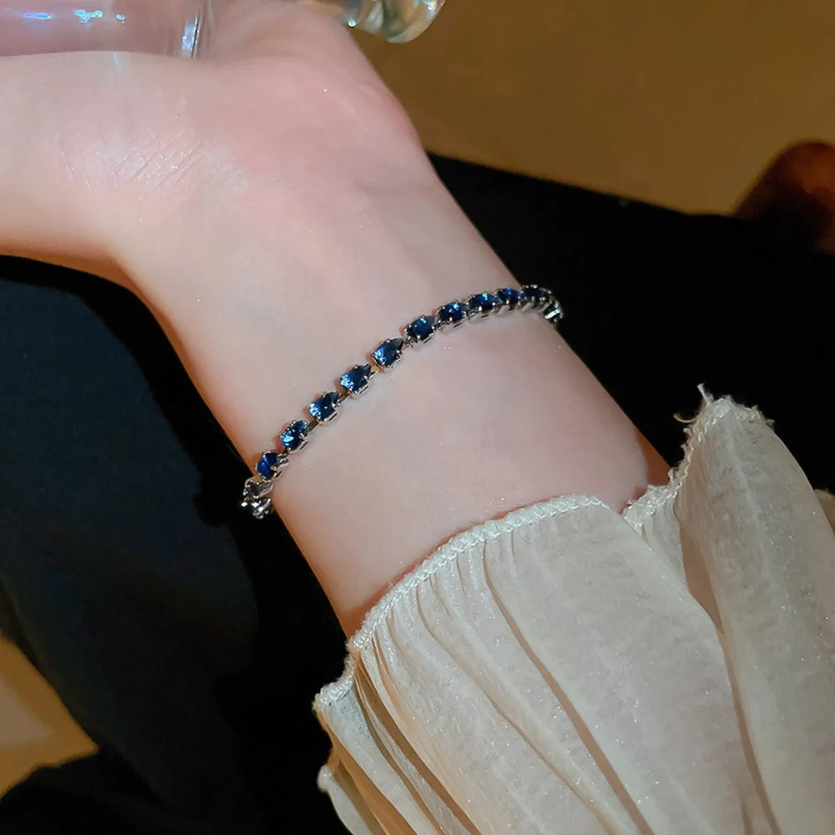 Alloy Zircon Bracelet OutfitFlow