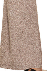 Zenana Soft Elastic Waisted Flare Pants OutfitFlow