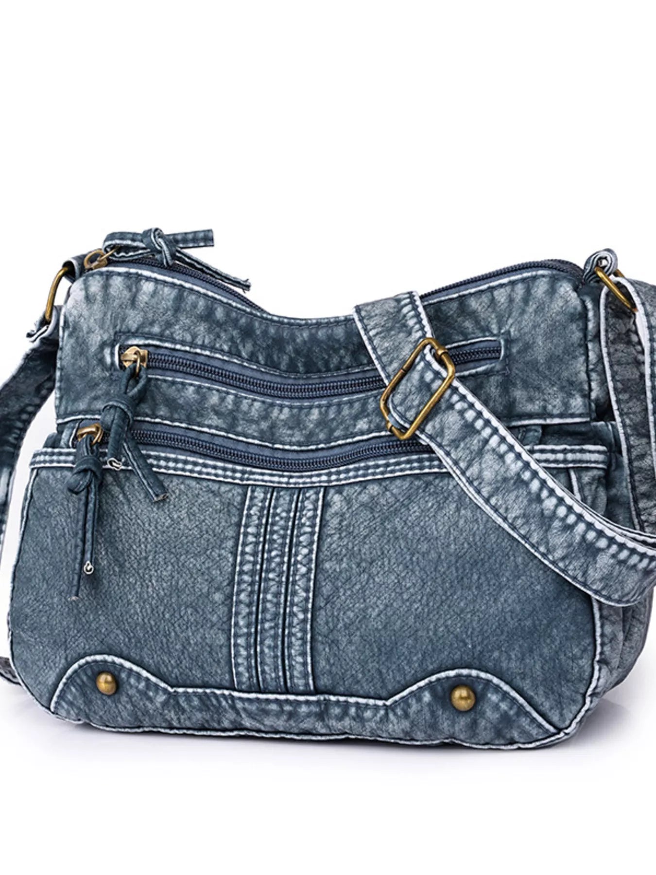 Multi-Pocket Crossbody Bag OutfitFlow