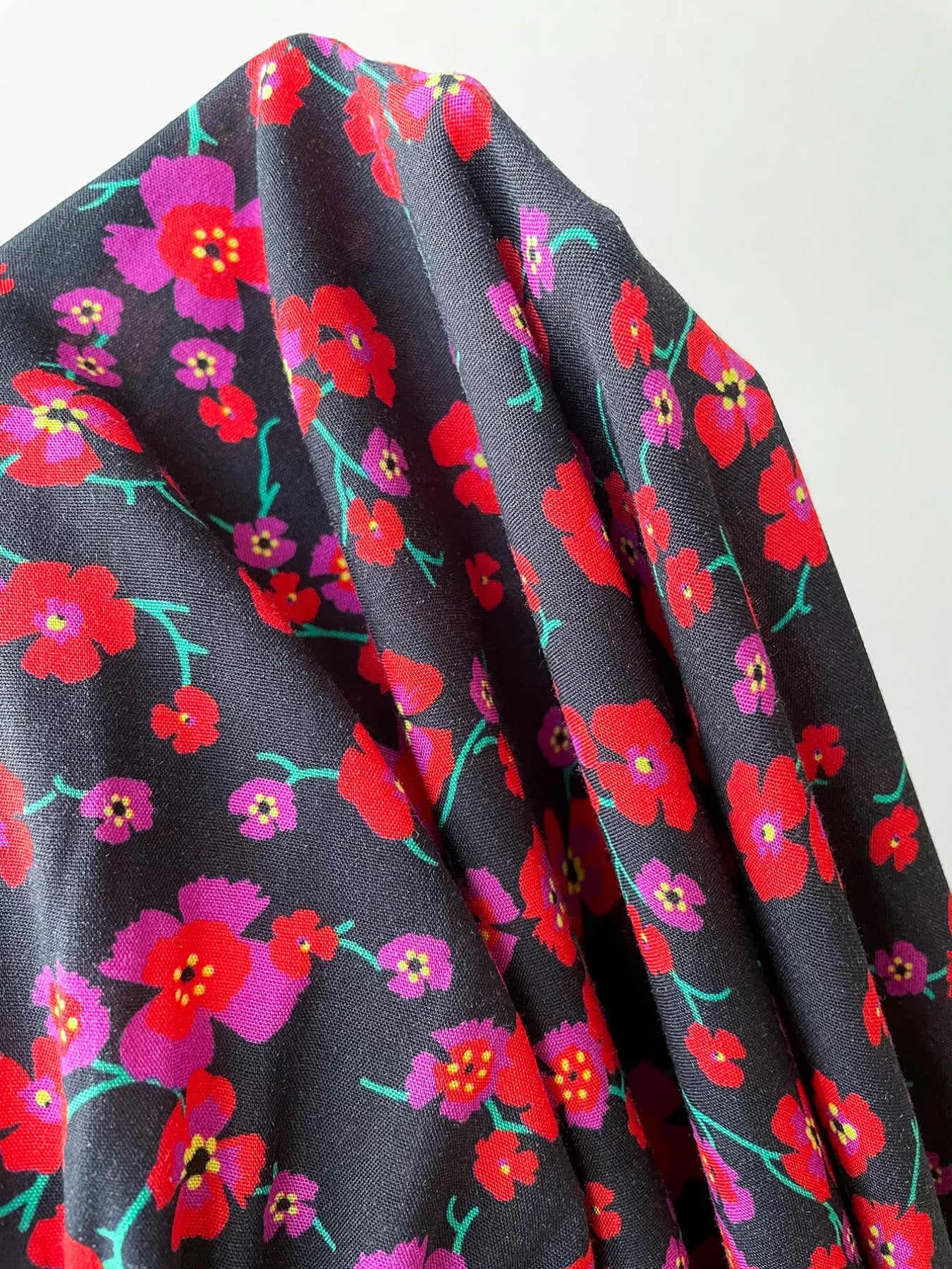 Plus Size Floral Square Neck Short Sleeve Dress OutfitFlow