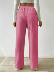 Drawstring Wide Leg Pants OutfitFlow