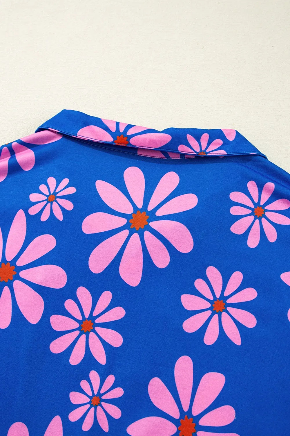 Floral Print Zip Collar Drawstring Summer Mini Dress OutfitFlow