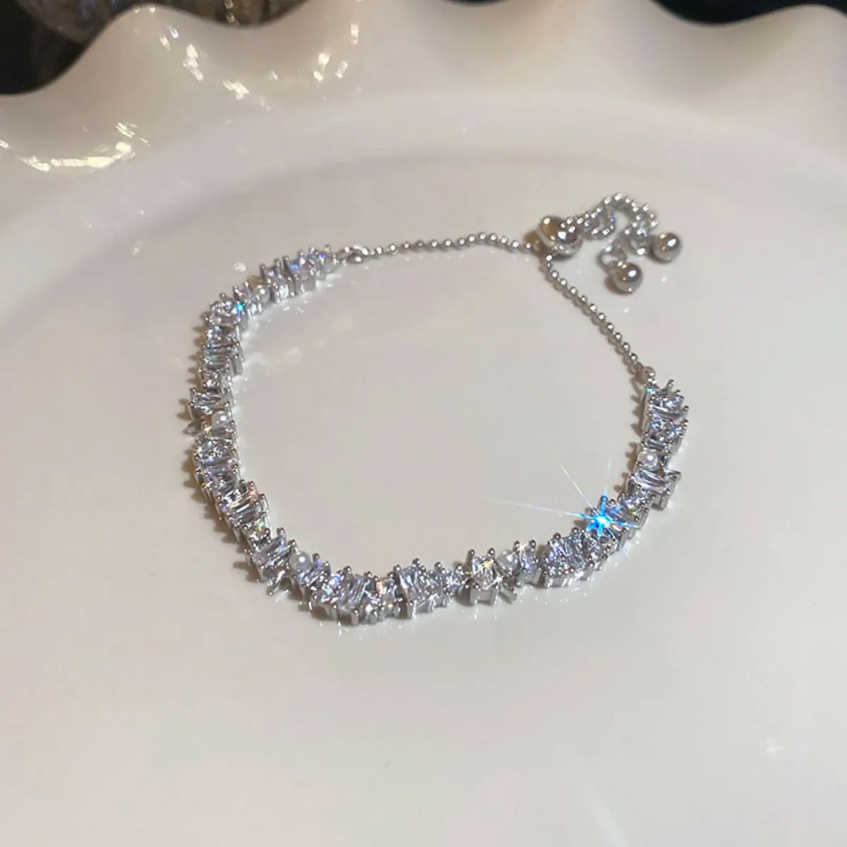 Copper Zircon Bracelet OutfitFlow