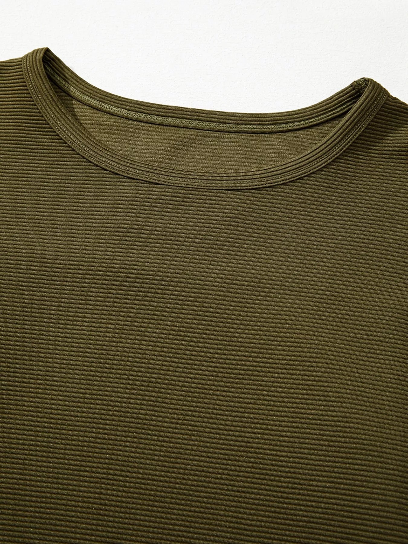 Ribbed Knit Oversized Sweatshirt OutfitFlow