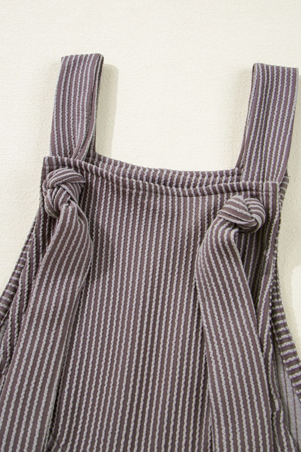 Corded Adjustable Straps Wide Leg Loose Overalls OutfitFlow